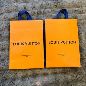 Louis Vuitton Orange Shopping Bags
